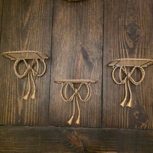 Elegant Gold Wall Shelf